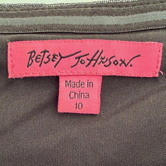 Betsey Johnson Black & White Polka Dot Tulle Mesh Flare Halter Dress - Picture 7 of 8